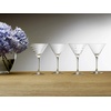image:imageMikasa Cheers 10Ounce Martini Glasses Fun Etched Designs Durable Clear Glass Cocktail Glassware Set of 4 Perfect for Entertaining and Gifting