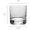 image:imageMikasa Cheers Double Old Fashioned Glass 1275Ounce Set of 4Clear