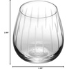 image:imageMikasa Cheers Stemless Wine Glass 14Ounce Set of 415 Ounces Pack of 4