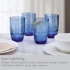 image:imageMikasa Ciara 18 Oz Highball Tall Juice Water Beverage Drinking Glasses Cups Set of 4 Cobalt