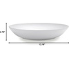 image:imageMikasa Delray 14Inch Oval Platter and 9Inch Vegetable Bowl Set White  518829413 Round Pasta Bowl