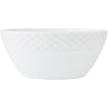 image:imageMikasa Delray 40Piece Bone China Dinnerware Set White Round Dishes for 8  Dinner Plates Salad Plates Cereal Bowls Fruit Bowls and MugsTrellis
