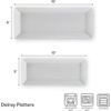 image:imageMikasa Delray Chip Resistant Set of 2 Platter Serving Tray 12 and 15 inch