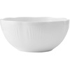 image:imageMikasa Flora Scalloped Lightweight Chip Resistant Bone China 12 Piece Plate Bowl Dinnerware Set Service for 4 White