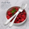 image:imageMikasa French Countryside 65Piece Flatware Set Service for 12 1810 Stainless Steel Silverware Set with Hostess Serving Pieces Dishwasher Safe65 Piece Set