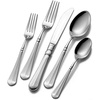 image:imageMikasa French Countryside 65Piece Flatware Set Service for 12 1810 Stainless Steel Silverware Set with Hostess Serving Pieces Dishwasher Safe65 Piece Set