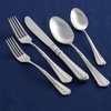 image:imageMikasa French Countryside 65Piece Flatware Set Service for 12 1810 Stainless Steel Silverware Set with Hostess Serving Pieces Dishwasher Safe65 Piece Set