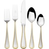 image:imageMikasa French Countryside 65Piece Flatware Set Service for 12 1810 Stainless Steel Silverware Set with Hostess Serving Pieces Dishwasher Safe65 Piece Set