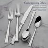 image:imageMikasa French Countryside 65Piece Flatware Set Service for 12 1810 Stainless Steel Silverware Set with Hostess Serving Pieces Dishwasher Safe65 Piece Set