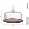 image:imageMikasa Glenwood Party Punch Bowl Set with Punch Cups and Ladle 8 PieceCovered Cake Plate Stand