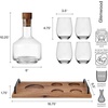 image:imageMikasa Glenwood Party Punch Bowl Set with Punch Cups and Ladle 8 PieceDecanter Set
