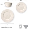 image:imageMikasa Italian Countryside 12 Piece Melamine Outdoor Dinnerware Set Service for 4