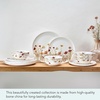 image:imageMikasa Meadow Serenade 12 Piece Floral Bone China Durable Chip Resistant Lightweight Dinnerware Set Service for 4