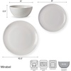 image:imageMikasa Patterson Vegan Bone China Chip Resistant 12 Piece Dinnerware Set Service for 4Mirabel