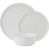 image:imageMikasa Samantha Gold Bone China Chip Resistant 12 Piece Dinnerware Set Servie for 4
