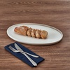 image:imageMikasa Samantha Oval Bone China Lightweight Chip Resisant Serving Tray 14 Inch WhiteCasual