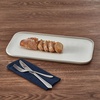 image:imageMikasa Samantha Oval Bone China Lightweight Chip Resisant Serving Tray 14 Inch WhiteRectangle Serve Tray