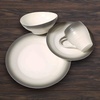 image:imageMikasa Swirl 4Piece Place Setting Service for 1 Ombre GraphiteOmbre Graphite
