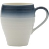 image:imageMikasa Swirl Ombre Grey 16 Piece Dinnerware Set Service for 4Blue