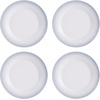 image:imageMikasa Swirl Ombre Grey 16 Piece Dinnerware Set Service for 4Ombre Grey