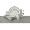 image:imageMikasa Swirl Ombre Grey 16 Piece Dinnerware Set Service for 4Ombre Grey