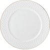image:imageMikasa Trellis Gold Rim Bone China Lightweight Chip Resistant 12 Piece Dinnerware Set Service for 4