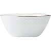 image:imageMikasa Trellis Gold Rim Bone China Lightweight Chip Resistant 12 Piece Dinnerware Set Service for 4
