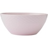 image:imageMiksa Trellis Pink Bone China Chip Resistant Lightweight 12 Piece Dinnerware Set Service for 4
