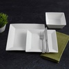 image:imageTrellis White Square 16 Piece Dinnerware Set Service For 4Trellis