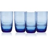 image:imageMikasa Ciara 18 Oz Highball Tall Juice Water Beverage Drinking Glasses Cups Set of 4 Cobalt