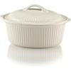 image:imageMikasa Italian Countryside Round Casserole Dish with Lid White 15Quart  DD900621