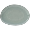 image:imageMikasa Swirl Ombre White Oval Platter 1375 Inch Blue BandedBlue
