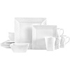 image:imageTrellis White Square 16 Piece Dinnerware Set Service For 4Delray