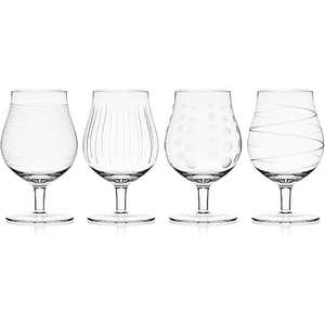 image:imageMikasa Cheers Belgian Beer Glasses 18 ounce Set of 4 Clear