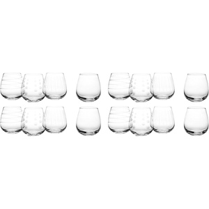 image:imageMikasa Cheers Stemless Wine Glass 14Ounce Set of 415 Ounces Pack of 4