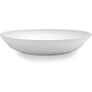 image:imageMikasa Delray 14Inch Oval Platter and 9Inch Vegetable Bowl Set White  518829413 Round Pasta Bowl