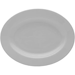 image:imageMikasa Delray 14Inch Oval Platter and 9Inch Vegetable Bowl Set White  518829414 Oval Platter