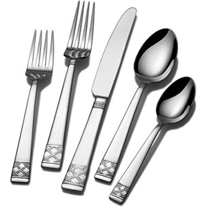 image:imageMikasa French Countryside 45Piece Stainless Steel Flatware Set with Serveware Service for 8Avalene