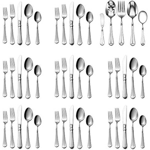image:imageMikasa French Countryside 45Piece Stainless Steel Flatware Set with Serveware Service for 8French Countryside