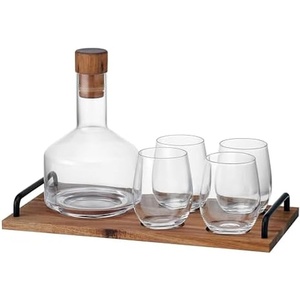 image:imageMikasa Glenwood Party Punch Bowl Set with Punch Cups and Ladle 8 PieceDecanter Set