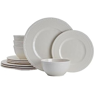 image:imageMikasa Italian Countryside 12 Piece Melamine Outdoor Dinnerware Set Service for 4