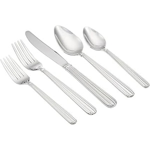 image:imageMikasa Italian Countryside Flatware Service for 4 20 Piece Set 180 Stainless Steel Silverware SetItalian Countryside