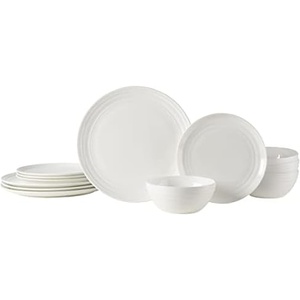 image:imageMikasa Patterson Vegan Bone China Chip Resistant 12 Piece Dinnerware Set Service for 4Kamryn
