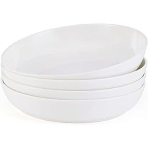 image:imageMikasa Samantha Oval Bone China Lightweight Chip Resisant Serving Tray 14 Inch WhitePasta Bowls