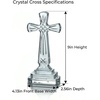 image:imageMikasa Celebrations Rejoice Glass Crystal Cross 9Inch 256 x 413 Clear9 Inch