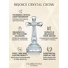 image:imageMikasa Celebrations Rejoice Glass Crystal Cross 9Inch 256 x 413 Clear9 Inch