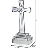 image:imageMikasa Celebrations Rejoice Glass Crystal Cross 9Inch 256 x 413 Clear9 Inch Pack of 4