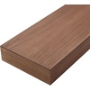 image:imageMikasa Chunky Shelf for Bedroom Living Room Bathroom Kitchen Nursery with Pole Mount 24Inch WhiteDark Brown