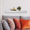 image:imageMikasa Chunky Shelf for Bedroom Living Room Bathroom Kitchen Nursery with Pole Mount 24Inch WhiteWhite