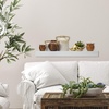 image:imageMikasa Chunky Shelf for Bedroom Living Room Bathroom Kitchen Nursery with Pole Mount 24Inch WhiteWhite